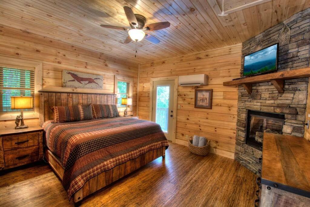 布赖森城Honeymoon Getaway In Woods Near Noc And Smoky Mtn Rr别墅 外观 照片